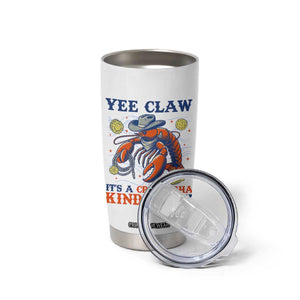 Yee Claw Lobster Tumbler Cup It's a Crawfish Kinda Day Summer Beach Vaction Gift TS14 Print Your Wear