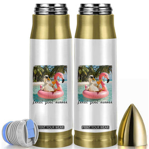 Feral Girl Summer Bullet Tumbler Silly Goose Summer Beach Meme TS14 White Print Your Wear
