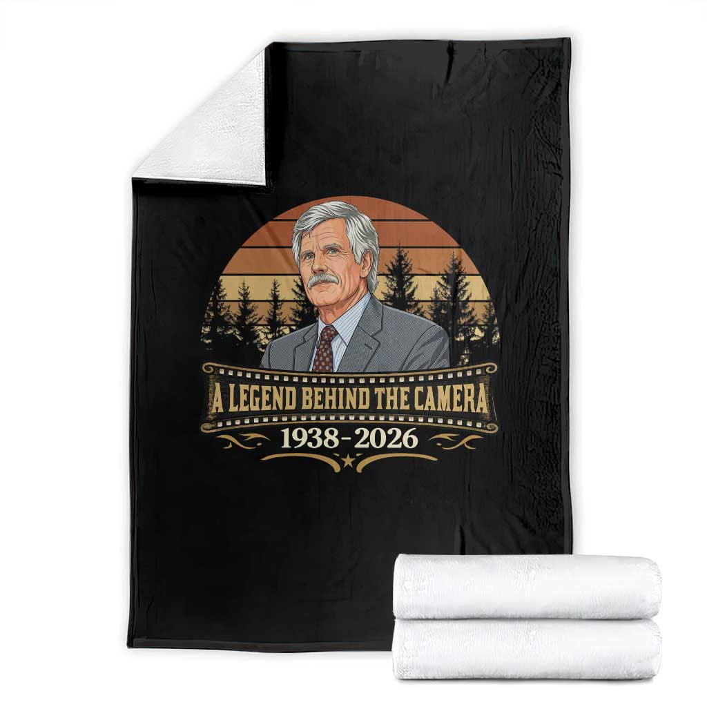 Media Mogul Turner Memorial Throw Blanket A Legend Behind The Camera TS14 Black Print Your Wear