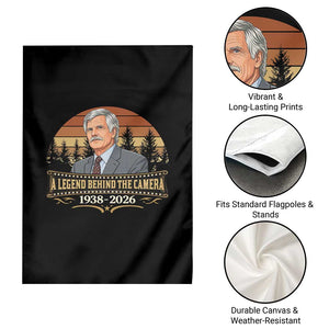 Media Mogul Turner Memorial Garden Flag A Legend Behind The Camera TS14 Print Your Wear