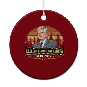 Media Mogul Turner Memorial Ceramic Ornament A Legend Behind The Camera TS14 1pc Red Print Your Wear