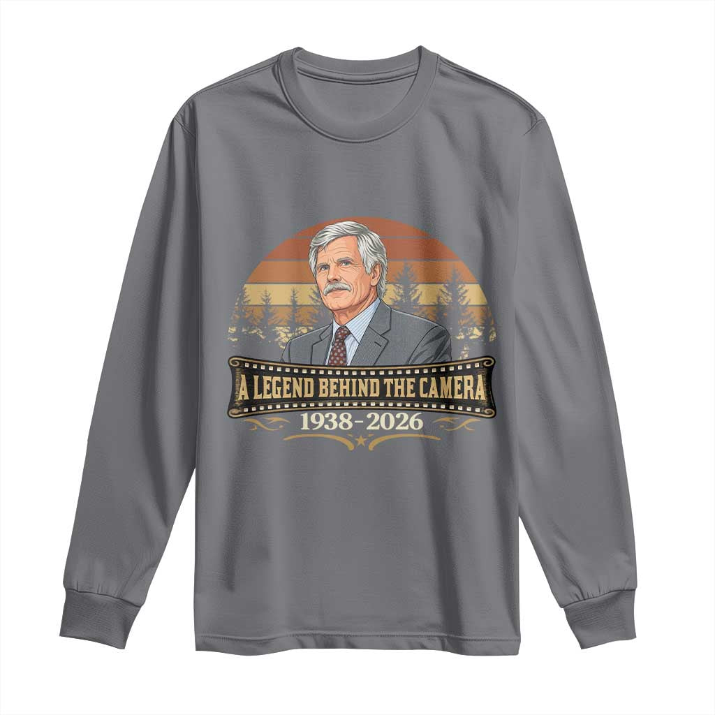 Media Mogul Turner Memorial Long Sleeve Shirt A Legend Behind The Camera TS14 Charcoal Print Your Wear