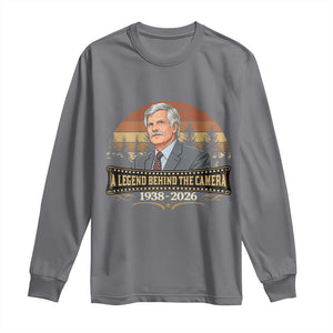 Media Mogul Turner Memorial Long Sleeve Shirt A Legend Behind The Camera TS14 Charcoal Print Your Wear