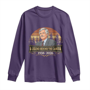 Media Mogul Turner Memorial Long Sleeve Shirt A Legend Behind The Camera TS14 Purple Print Your Wear
