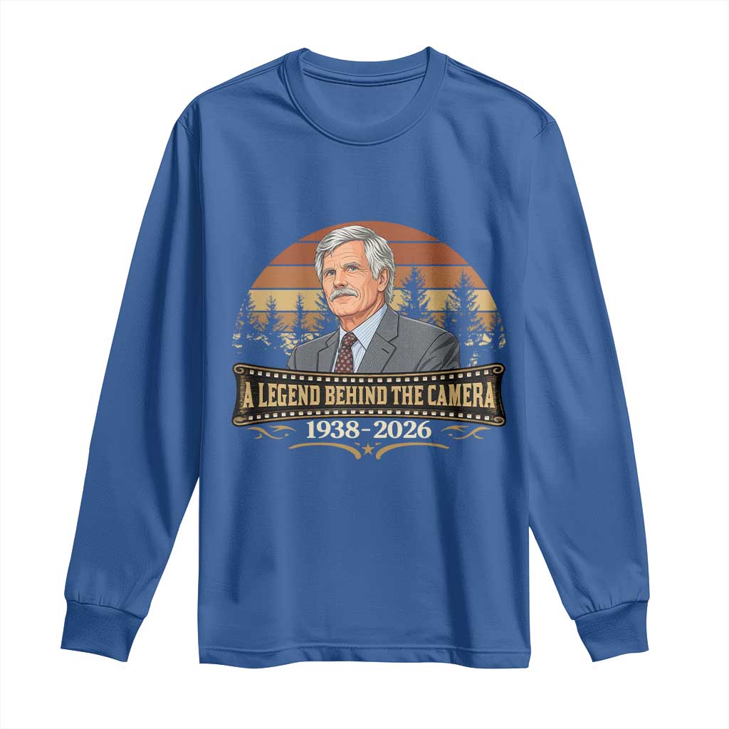 Media Mogul Turner Memorial Long Sleeve Shirt A Legend Behind The Camera TS14 Royal Blue Print Your Wear