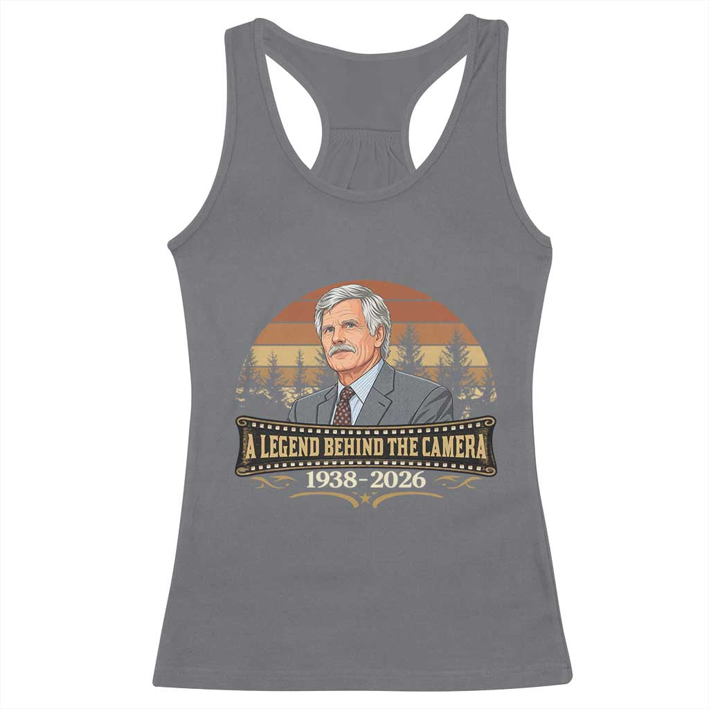 Media Mogul Turner Memorial Racerback Tank Top A Legend Behind The Camera TS14 Charcoal Print Your Wear