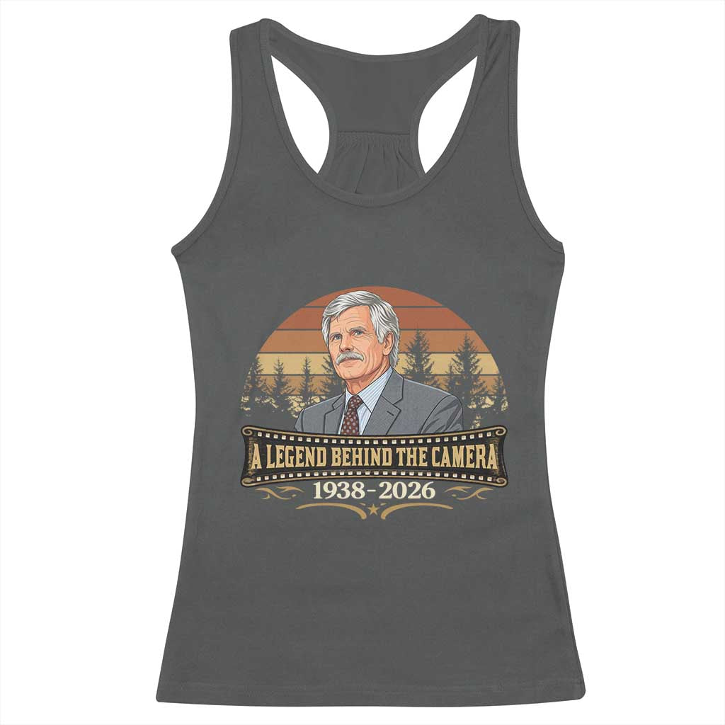 Media Mogul Turner Memorial Racerback Tank Top A Legend Behind The Camera TS14 Dark Heather Print Your Wear