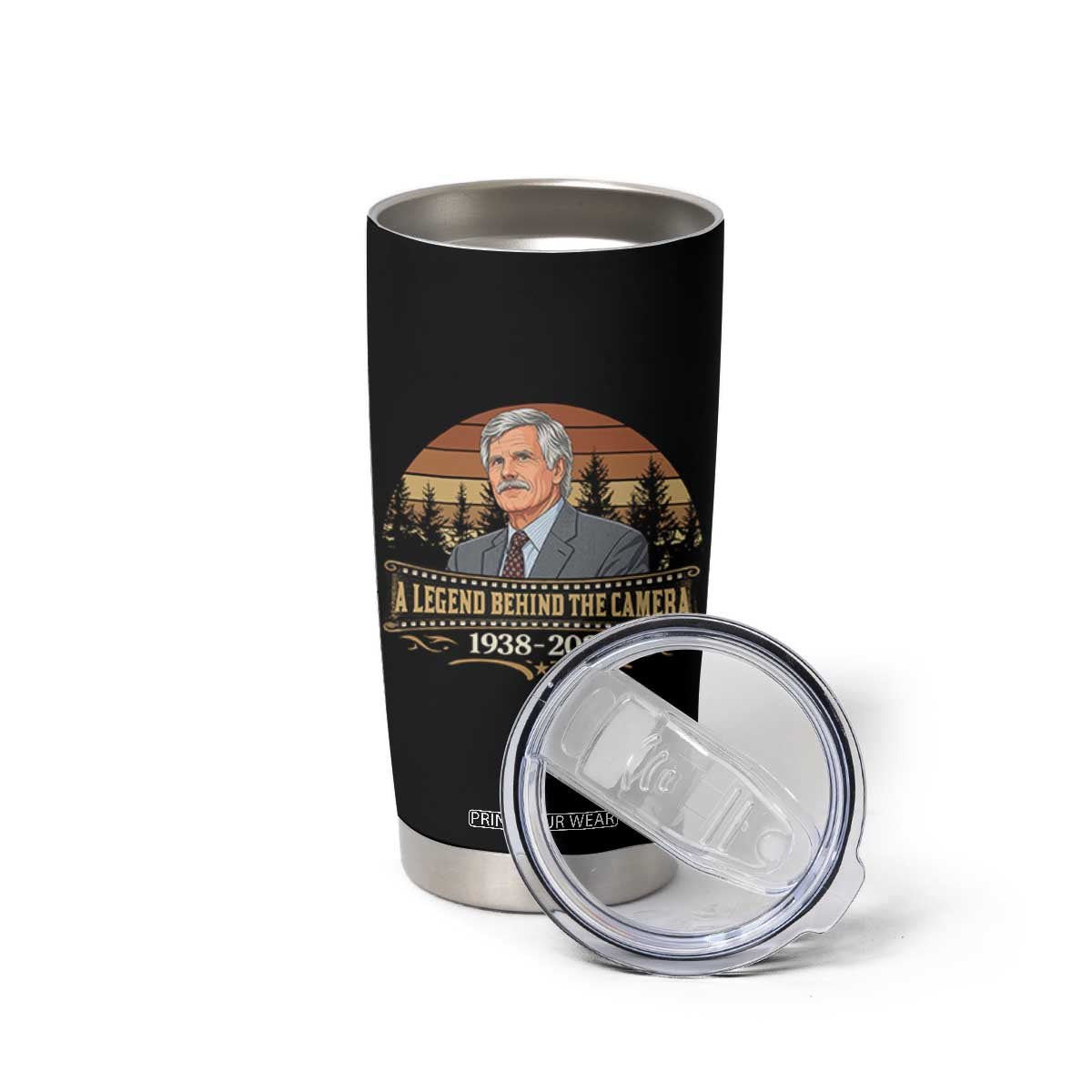 Media Mogul Turner Memorial Tumbler Cup A Legend Behind The Camera TS14 Print Your Wear