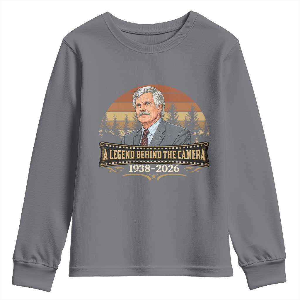 Media Mogul Turner Memorial Youth Sweatshirt A Legend Behind The Camera TS14 Charcoal Print Your Wear
