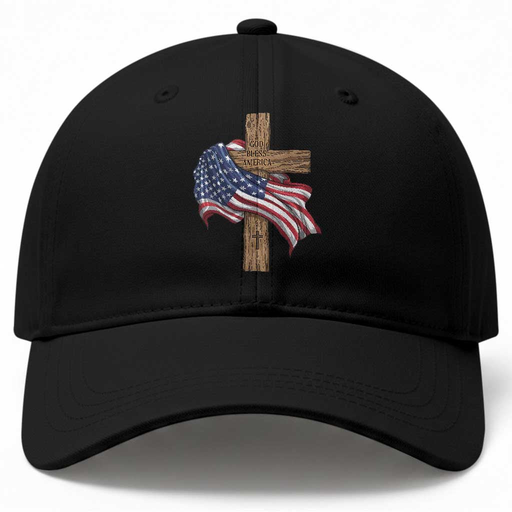God Bless America 250 Years Baseball Cap 4th of July Christian Jesus TS14 Print Your Wear