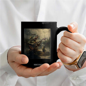 Weird Bass Fish Playing Bass Guitar Coffee Mug Funny Cursed Meme TS14 Print Your Wear