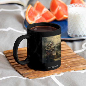 Weird Bass Fish Playing Bass Guitar Coffee Mug Funny Cursed Meme TS14 Print Your Wear