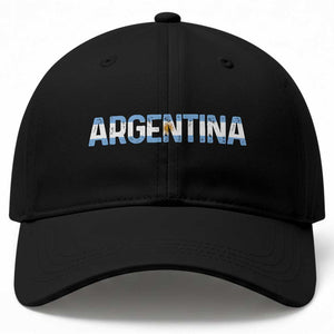 Vintage Argentina Flag Retro Argentinian Baseball Cap TS14 Print Your Wear