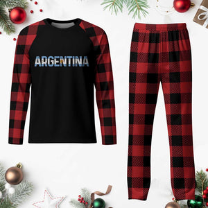 Vintage Argentina Flag Retro Argentinian Plaid Pajama Set TS14 Buffalo Plaid Print Your Wear
