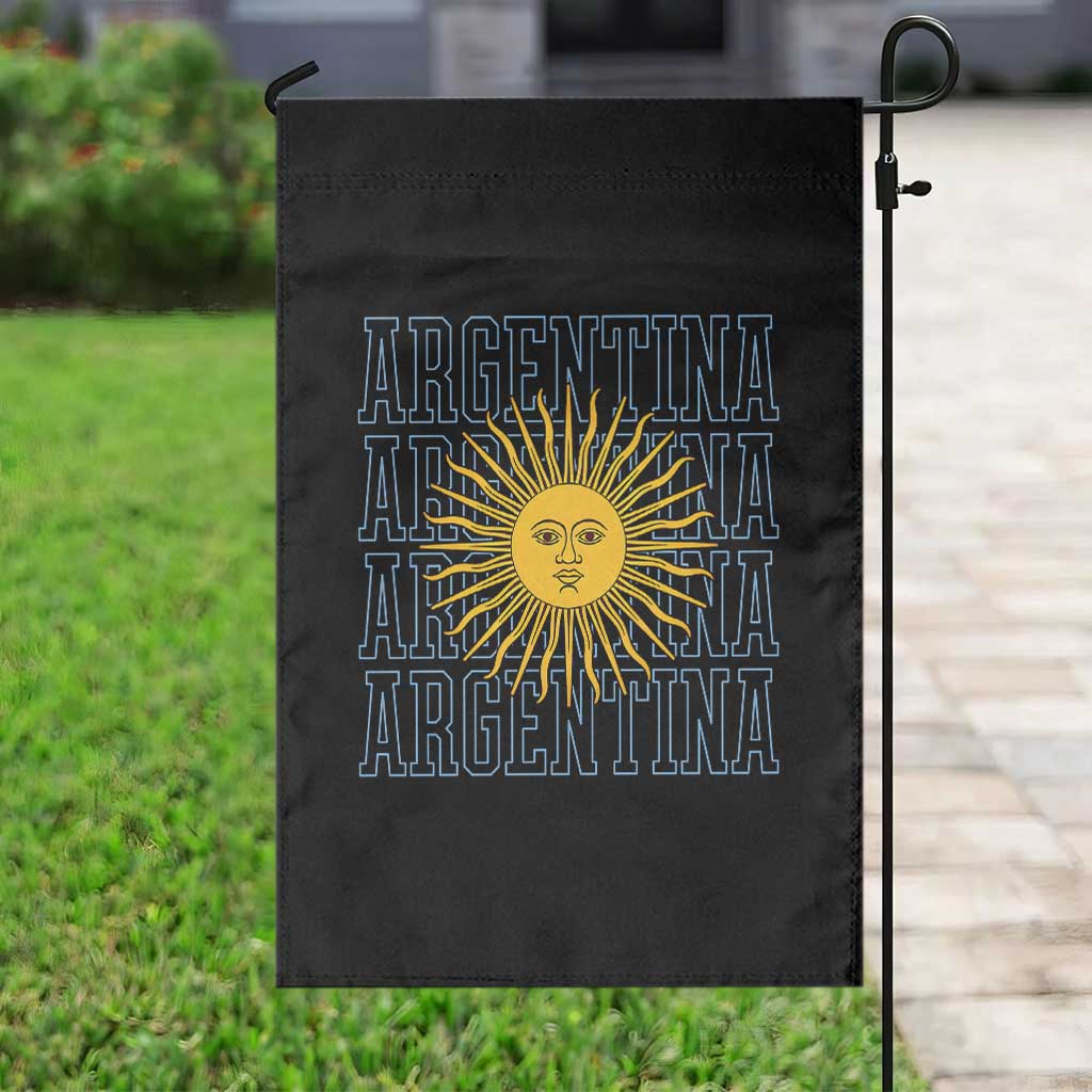 Sol de Mayo Argentina Flag Argentinian Sun Garden Flag TS14 Print Your Wear