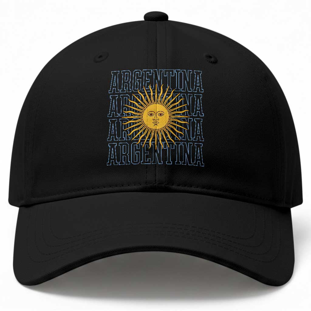 Sol de Mayo Argentina Flag Argentinian Sun Baseball Cap TS14 Print Your Wear
