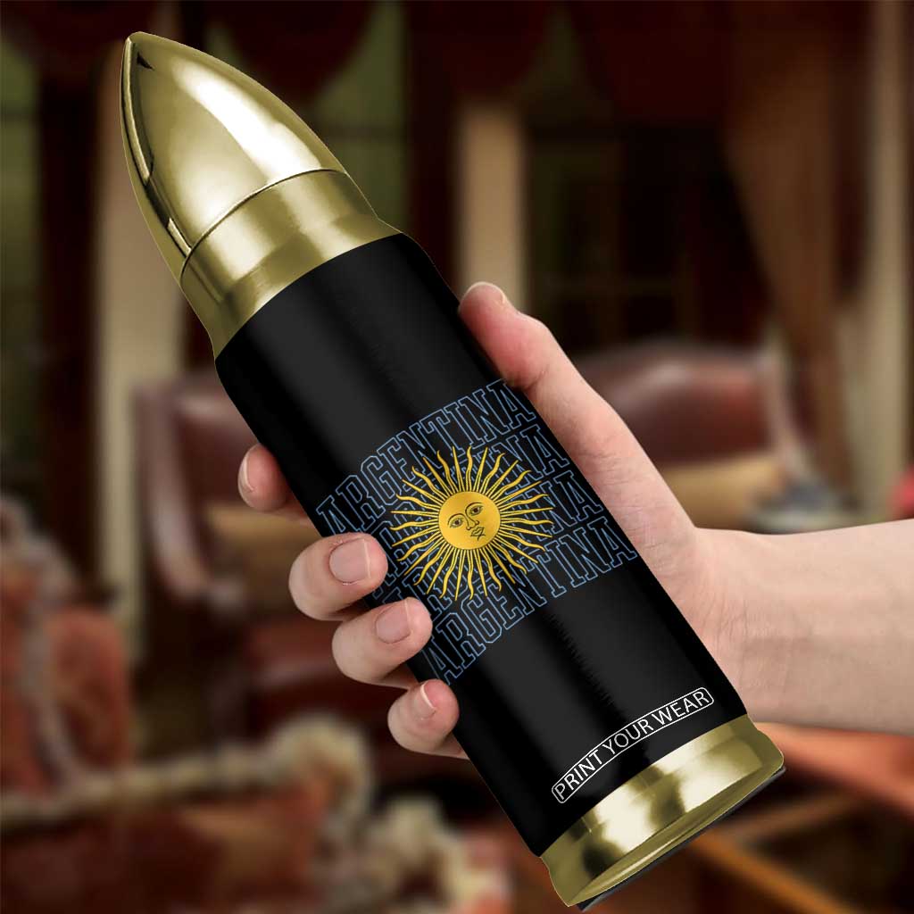 Sol de Mayo Argentina Flag Argentinian Sun Bullet Tumbler TS14 Print Your Wear