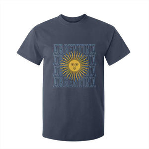 Sol de Mayo Argentina Flag Argentinian Sun T Shirt For Kid TS14 Navy Print Your Wear