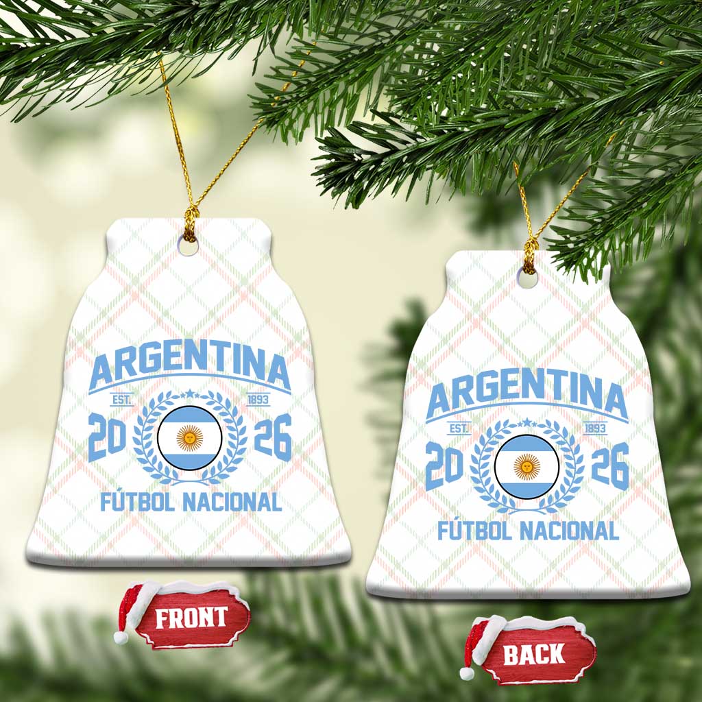 Argentina 2026 Soccer Football Fan Argentinian Flag Ceramic Ornament TS14 Print Your Wear