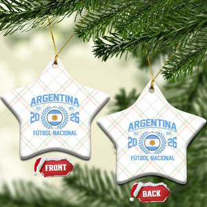 Argentina 2026 Soccer Football Fan Argentinian Flag Ceramic Ornament TS14 Print Your Wear