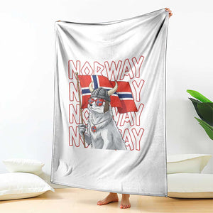 Norwegian Forest Cat Norway Flag Norge Pride Throw Blanket TS14 Print Your Wear