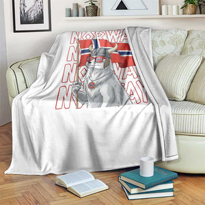 Norwegian Forest Cat Norway Flag Norge Pride Throw Blanket TS14 Print Your Wear