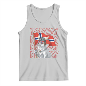 Norwegian Forest Cat Norway Flag Norge Pride Tank Top TS14 Ash Print Your Wear