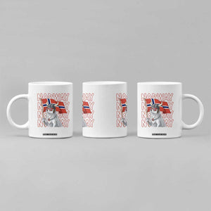 Norwegian Forest Cat Norway Flag Norge Pride Coffee Mug TS14 Print Your Wear