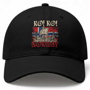 Ro Ro Norwegian Viking Ship Norway Flag Baseball Cap TS14 Print Your Wear