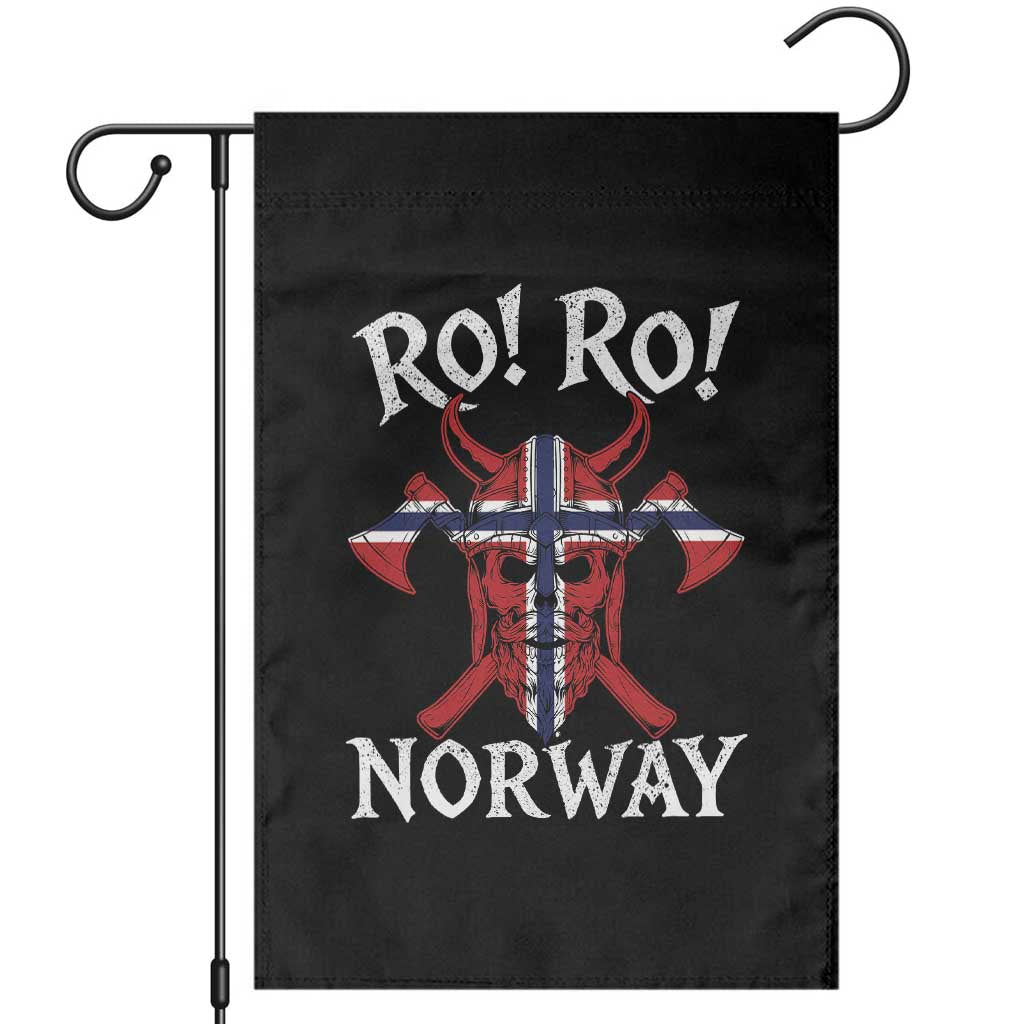 Ro Ro Norwegian Viking Blood Skull Norway Flag Pride Garden Flag TS14 Black Print Your Wear