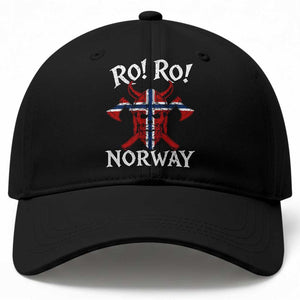 Ro Ro Norwegian Viking Blood Skull Norway Flag Pride Baseball Cap TS14 Print Your Wear