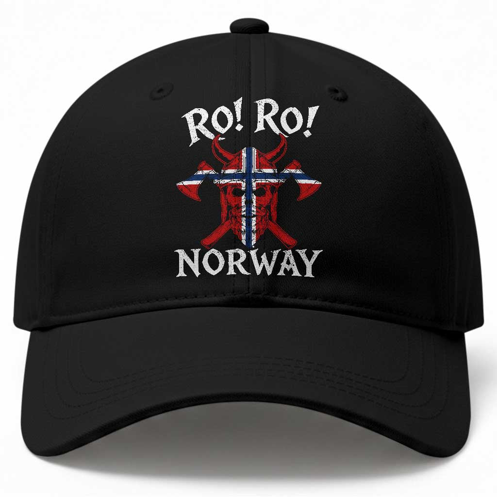 Ro Ro Norwegian Viking Blood Skull Norway Flag Pride Baseball Cap TS14 Print Your Wear