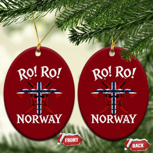 Ro Ro Norwegian Viking Blood Skull Norway Flag Pride Ceramic Ornament TS14 Print Your Wear