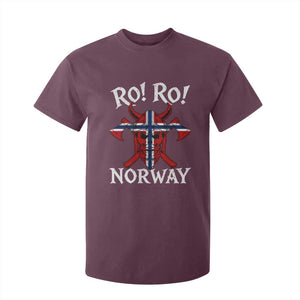 Ro Ro Norwegian Viking Blood Skull Norway Flag Pride T Shirt For Kid TS14 Maroon Print Your Wear