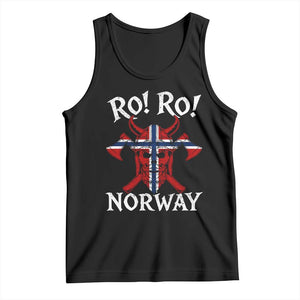 Ro Ro Norwegian Viking Blood Skull Norway Flag Pride Tank Top TS14 Black Print Your Wear