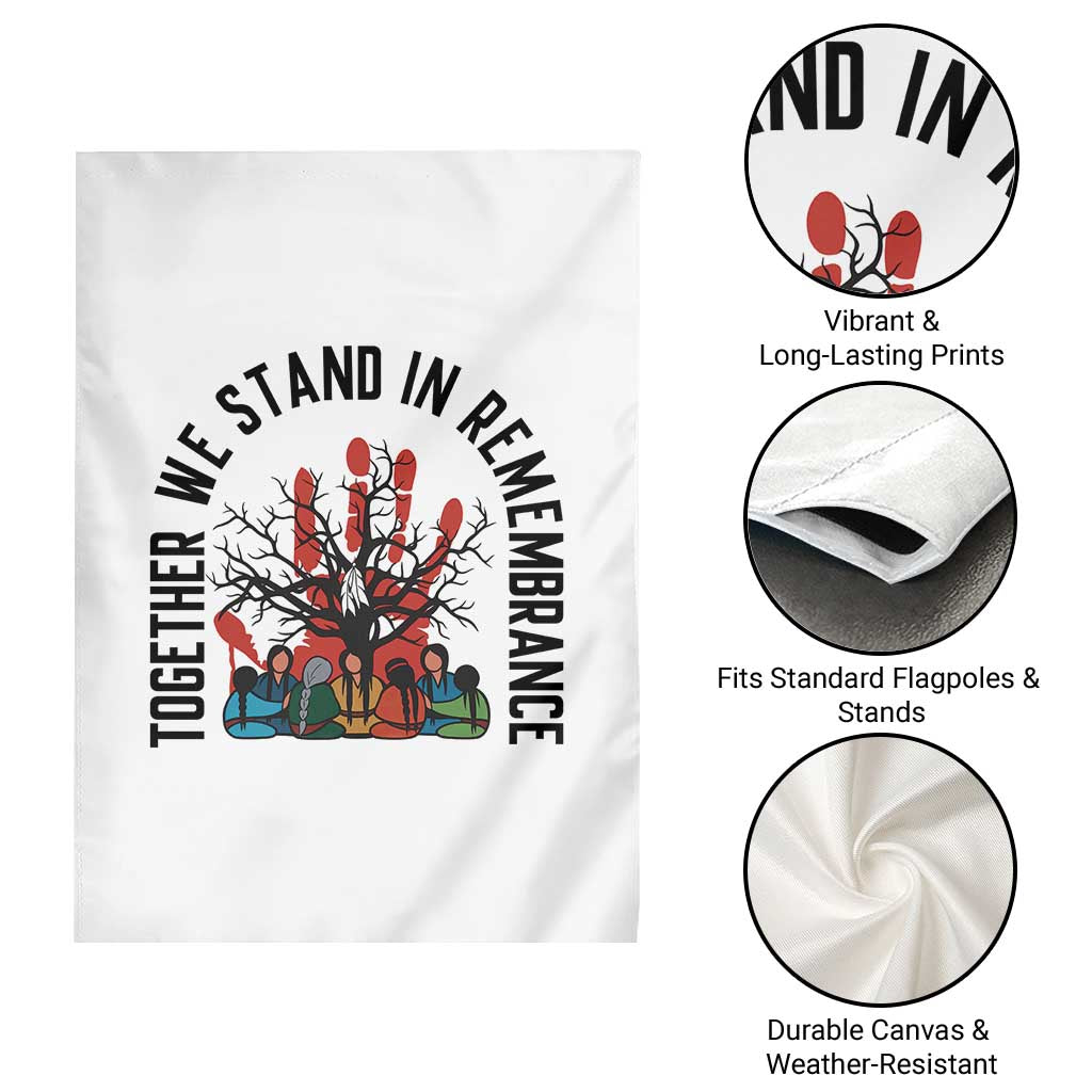 Native American Orange Unity Day Garden Flag Together We Stand In Remembrance TS14 Print Your Wear