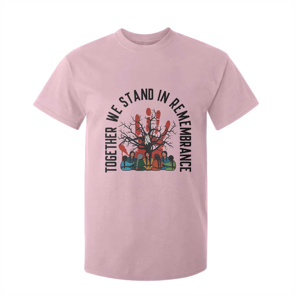 Native American Orange Unity Day T Shirt For Kid Together We Stand In Remembrance TS14 Light Pink Print Your Wear