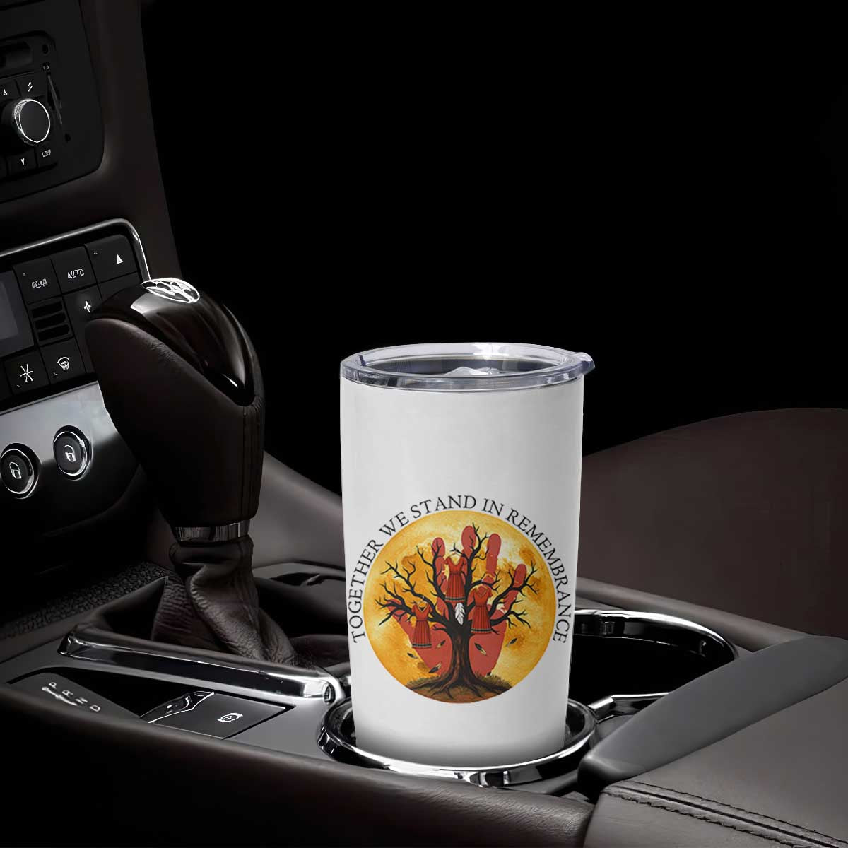 MMIW Red Hand Indigenous Native American Tumbler Cup Together We Stand In Remembrance TS14 Print Your Wear