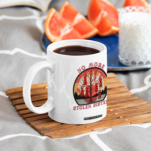 No More Stolen Sister Coffee Mug Red Hand MMIW Awareness America Native TS14 Print Your Wear