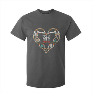 Native American Indian T Shirt For Kid It Is In My DNA TS14 Dark Heather Print Your Wear