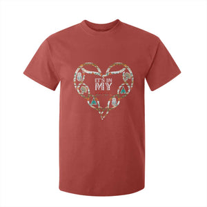 Native American Indian T Shirt For Kid It Is In My DNA TS14 Red Print Your Wear