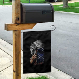 Indian Chief Native American USA Flag Garden Flag TS14 Print Your Wear
