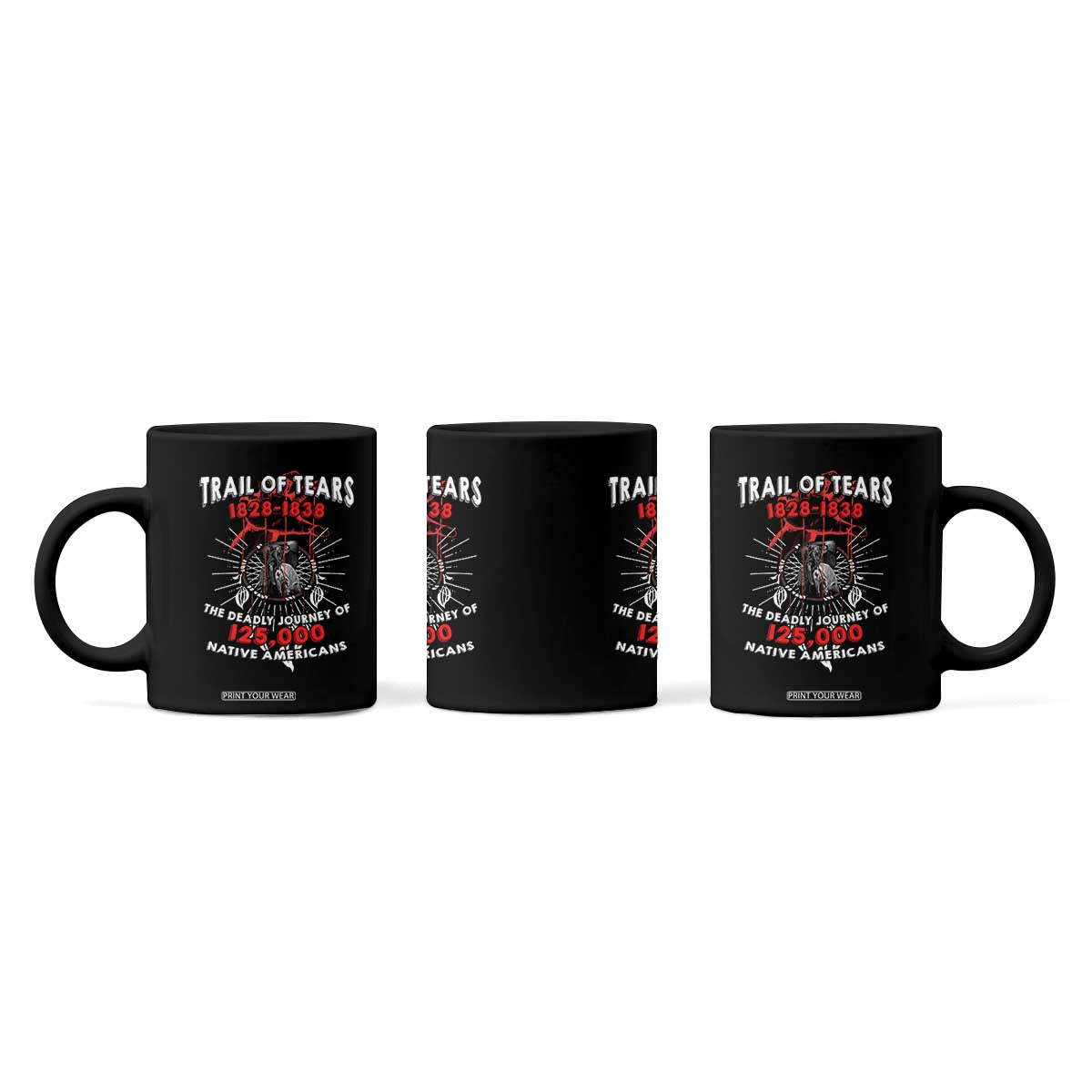 Native American Trail Of Tears Deadly Journey Coffee Mug TS14 Print Your Wear