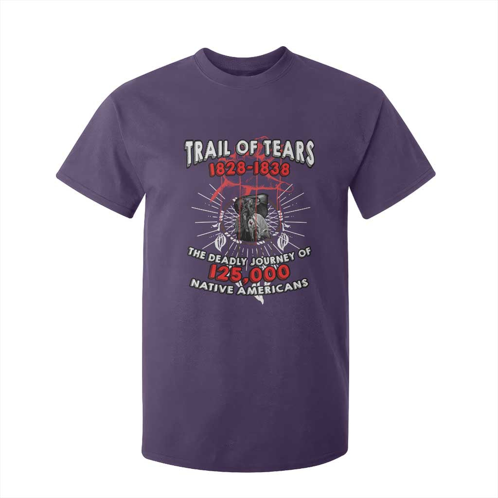 Native American Trail Of Tears Deadly Journey T Shirt For Kid TS14 Purple Print Your Wear