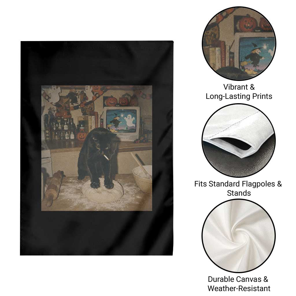 Spooky Biscuits Bakery Garden Flag Funny Black Cat Halloween Gift TS14 Print Your Wear