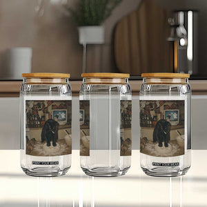 Spooky Biscuits Bakery Glass Can Funny Black Cat Halloween Gift TS14 Print Your Wear