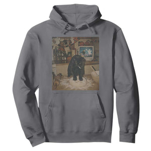 Spooky Biscuits Bakery Hoodie Funny Black Cat Halloween Gift TS14 Charcoal Print Your Wear