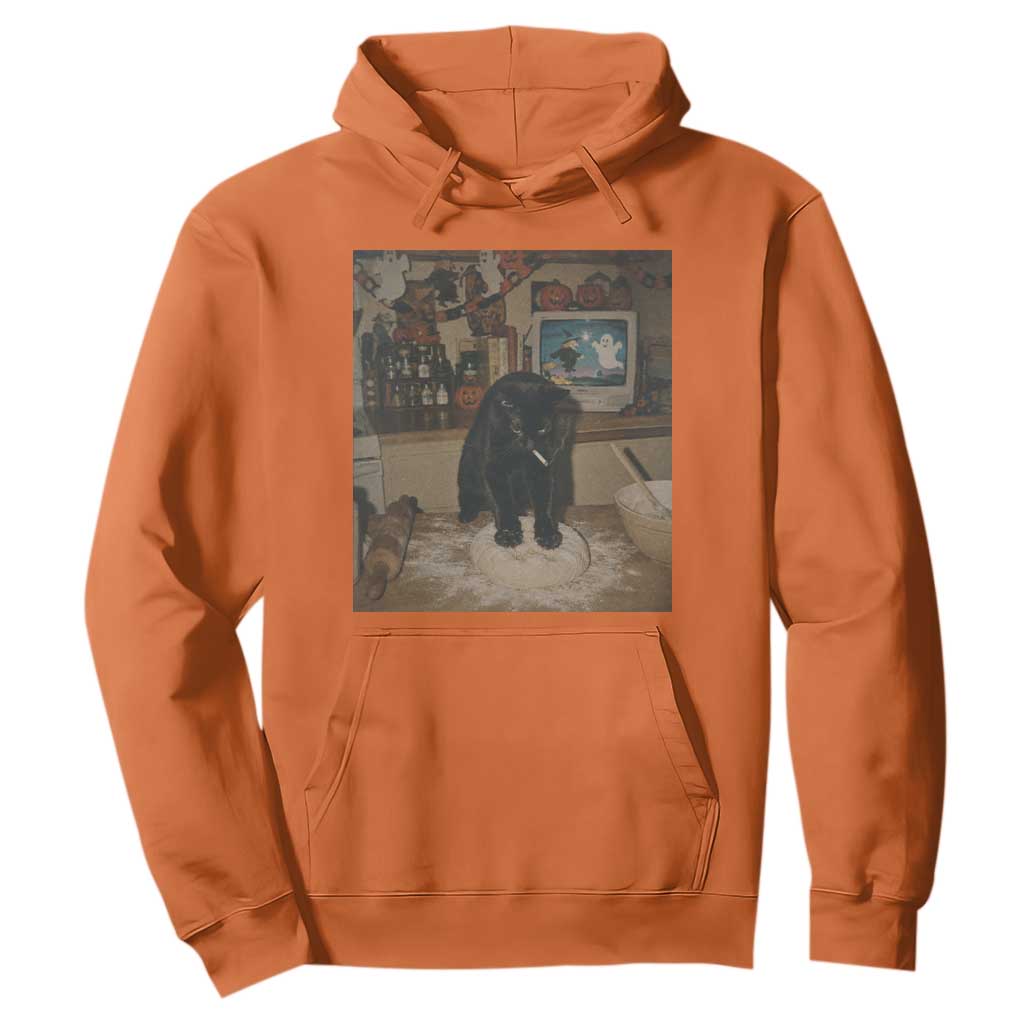 Spooky Biscuits Bakery Hoodie Funny Black Cat Halloween Gift TS14 Orange Print Your Wear