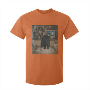 Spooky Biscuits Bakery T Shirt For Kid Funny Black Cat Halloween Gift TS14 Orange Print Your Wear