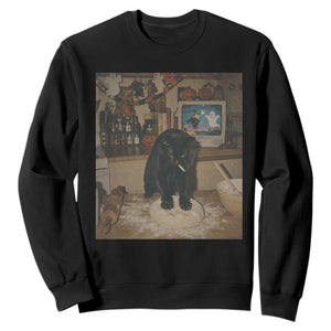 Spooky Biscuits Bakery Sweatshirt Funny Black Cat Halloween Gift TS14 Black Print Your Wear